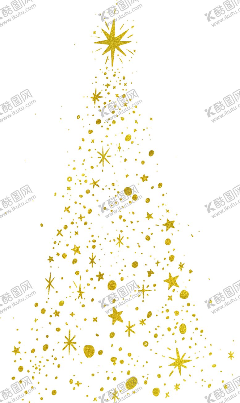 编号：41663106242350193828【酷图网】源文件下载-金色星星杂点