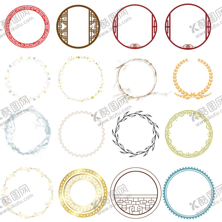 编号：15055704190651385600【酷图网】源文件下载-圆形边框