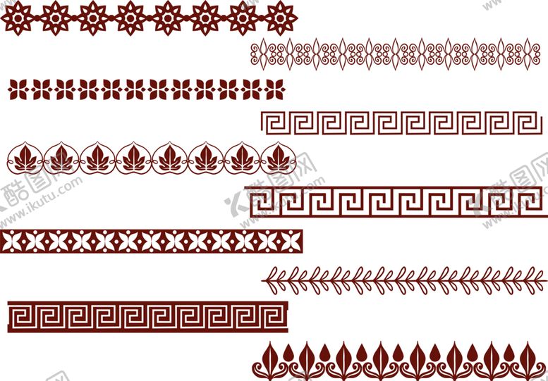 编号：89450409201323042638【酷图网】源文件下载-复古花边元素