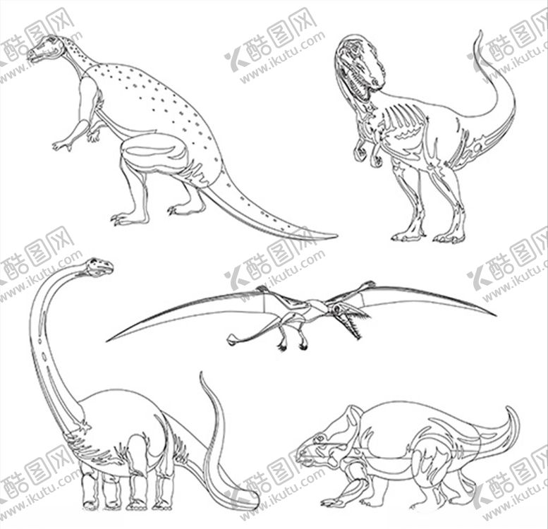 编号：20901709180803337831【酷图网】源文件下载-恐龙飞龙远古翼龙