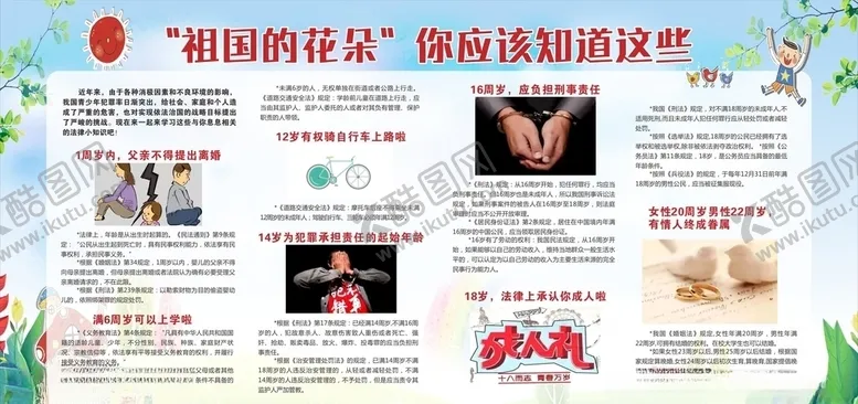 编号：52656104170326394335【酷图网】源文件下载-青少年安全教育宣传栏