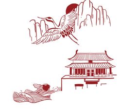 建筑山素材