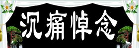 沉痛悼念