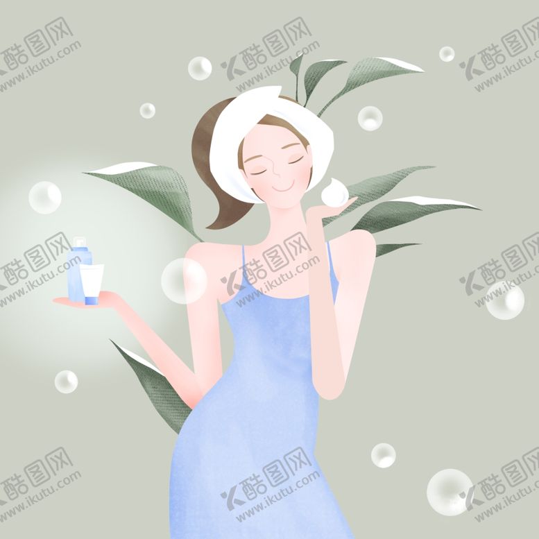 编号：45259710301808536943【酷图网】源文件下载-手绘少女