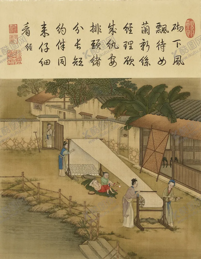 编号：79947702230515471865【酷图网】源文件下载-蚕桑图