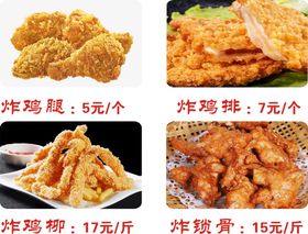 美味炸鸡腿 炸鸡翅