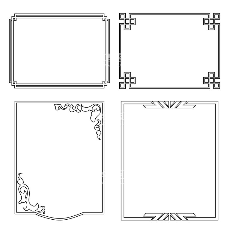 编号：65817210151401584392【酷图网】源文件下载-中式边框