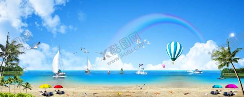 编号：83226509200601487100【酷图网】源文件下载-海边风景