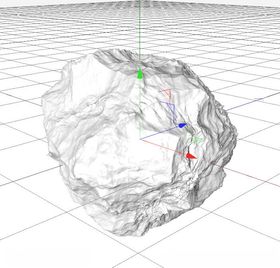 C4D模型岩石假山石头景观石