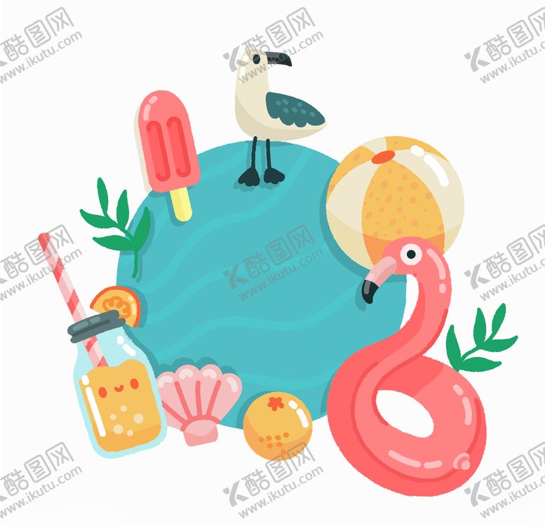 编号：34454606171834388148【酷图网】源文件下载-夏日元素