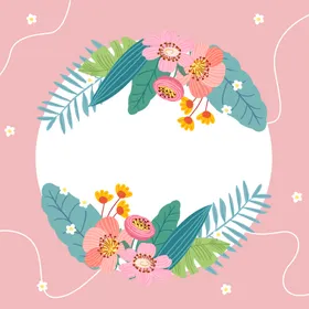 花纹边框图案欧式手绘图标
