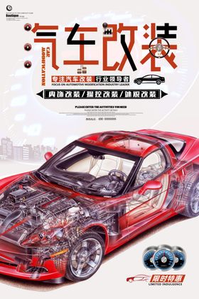 汽车改装海报