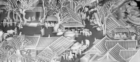 精雕图浮雕图灰度图黑白图