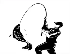 车贴钓鱼