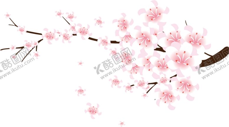 编号：87074504172105293733【酷图网】源文件下载-手绘桃花