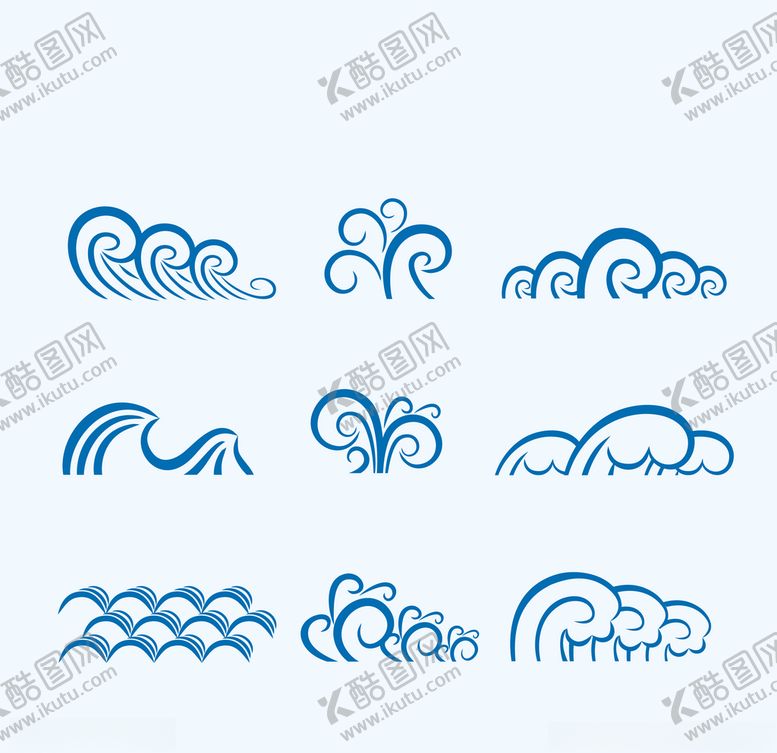 编号：30634604180343419464【酷图网】源文件下载-矢量波浪