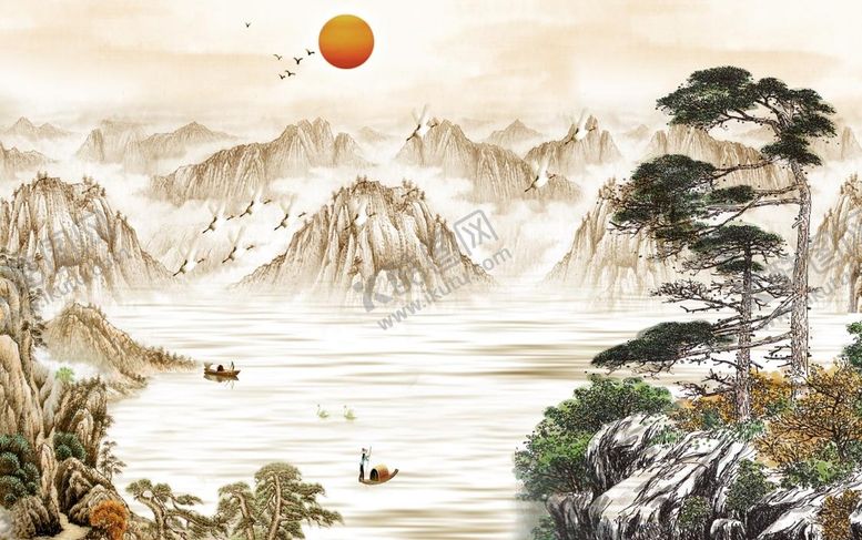 编号：76340909270846030614【酷图网】源文件下载-江山如画