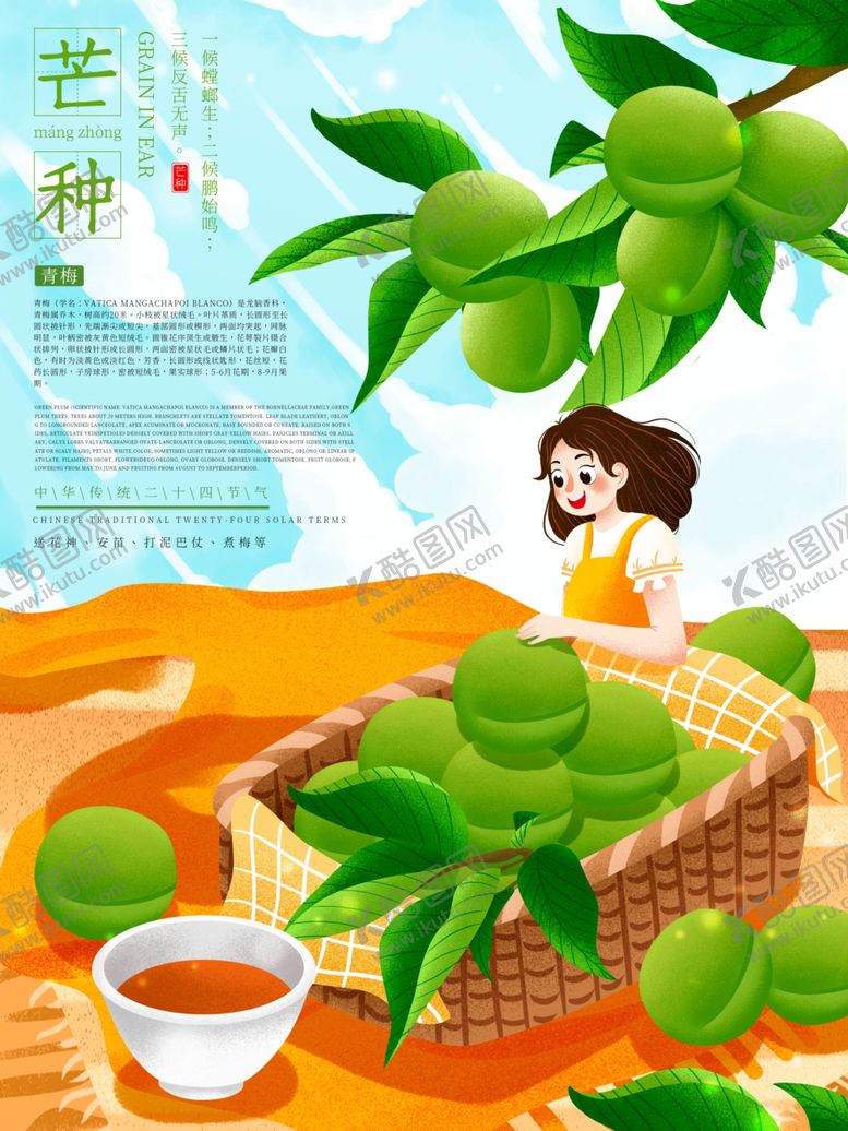 编号：70225206250316485986【酷图网】源文件下载-芒种插画
