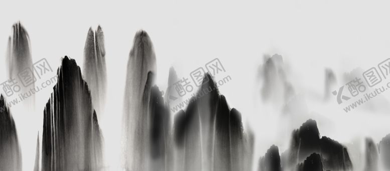 编号：24719107082004093109【酷图网】源文件下载-抽象水墨画