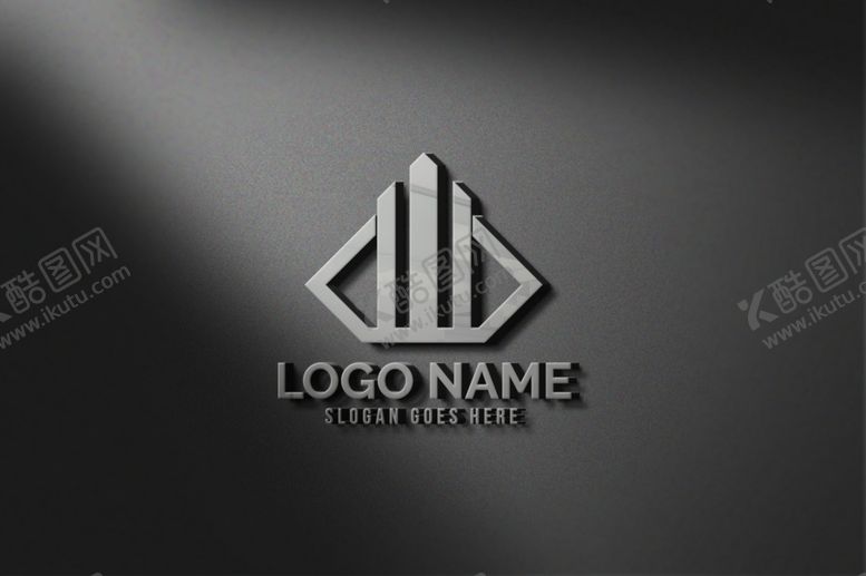 编号：79881809160110421531【酷图网】源文件下载-LOGO样机浮雕投影效果