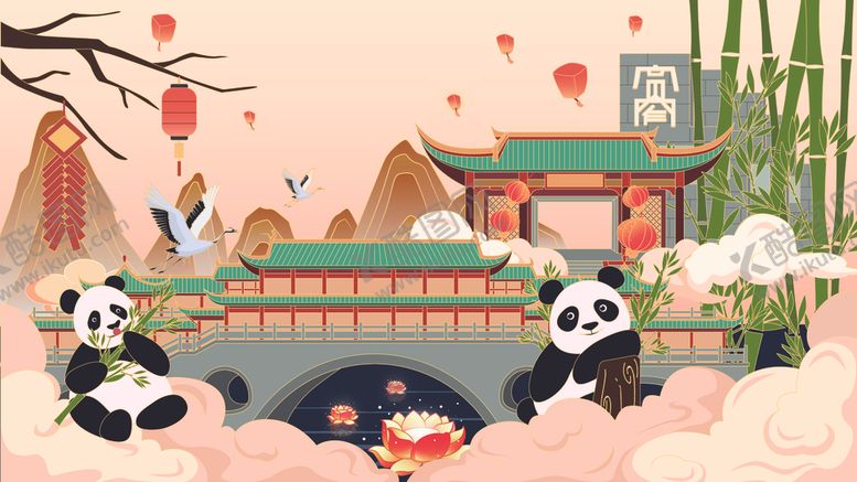 编号：22687102051643036867【酷图网】源文件下载-成都矢量建筑