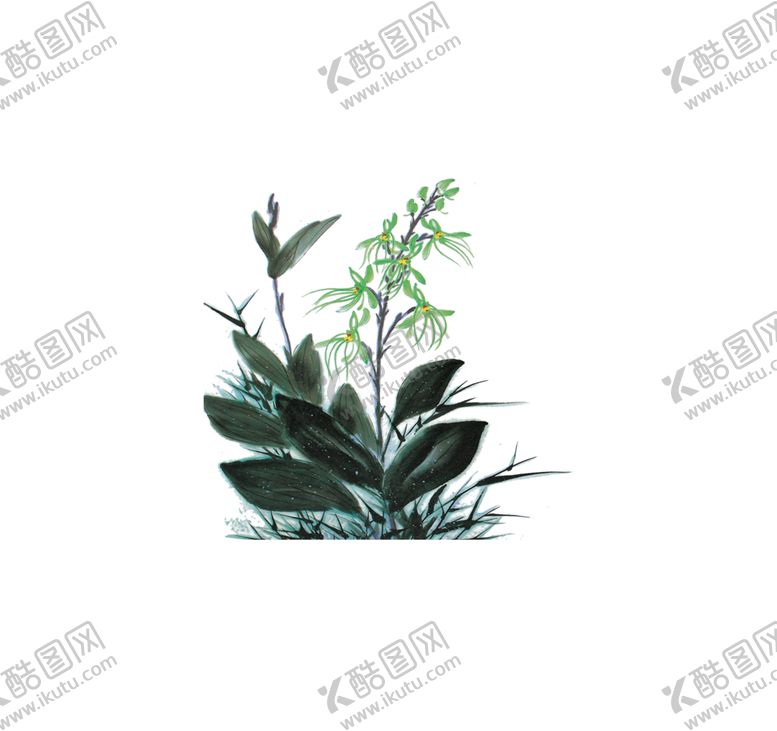 编号：80097807070831325234【酷图网】源文件下载-水墨竹子