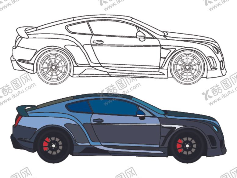 编号：25540009120632338618【酷图网】源文件下载-扁平汽车