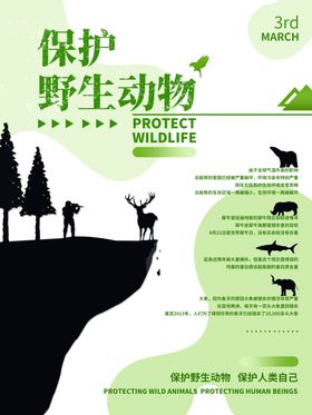 保护野生动物