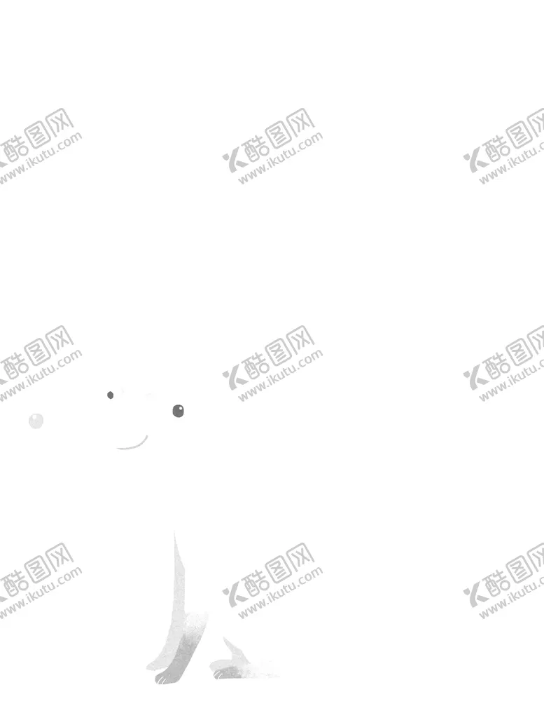 编号：54461606190157204643【酷图网】源文件下载-卡通白狐插画