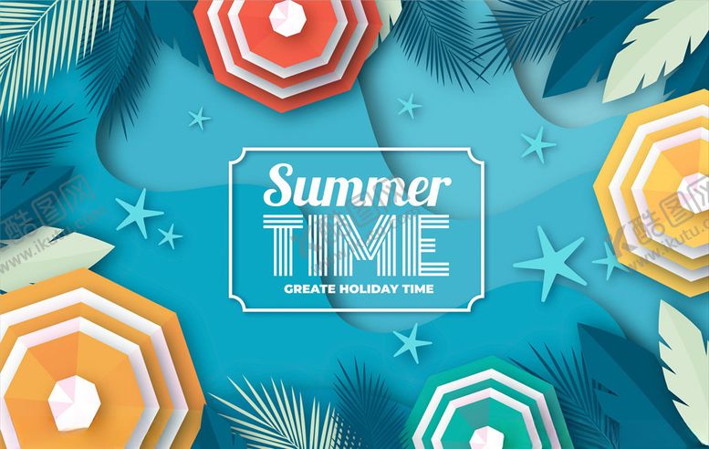 编号：46269111011908534682【酷图网】源文件下载-夏季创意卡片