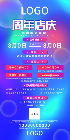 周年店庆海报牌价目表贴纸车贴