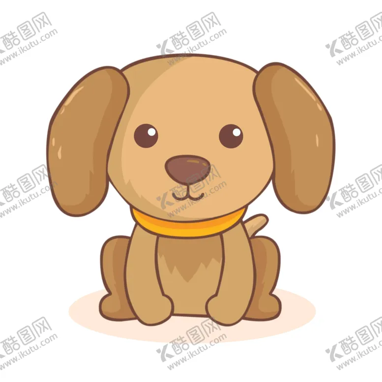 编号：64110303280249542654【酷图网】源文件下载-可爱小狗插画