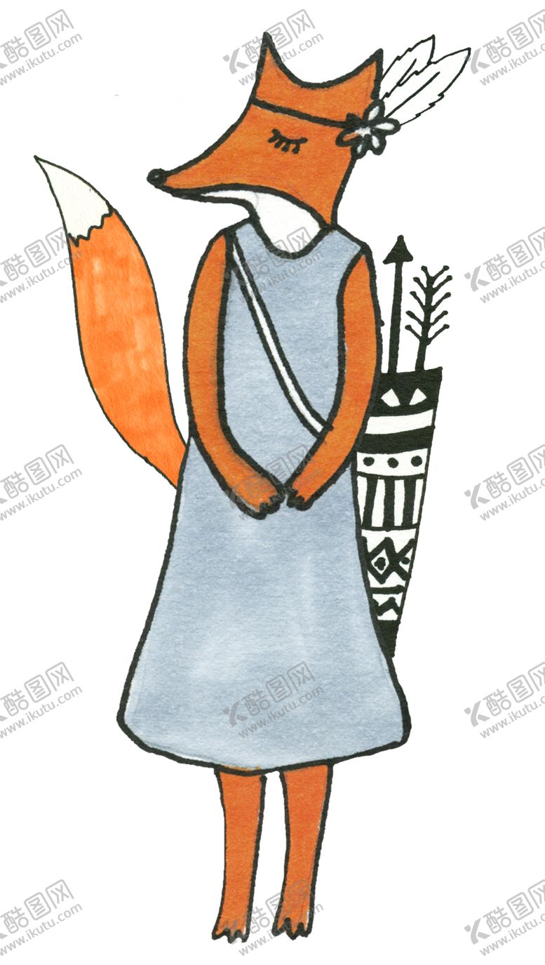 编号：84702001151522559029【酷图网】源文件下载-卡通狐狸 