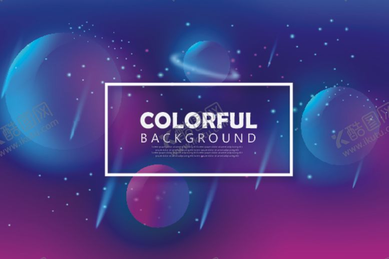 编号：43521709130752191475【酷图网】源文件下载-炫彩背景