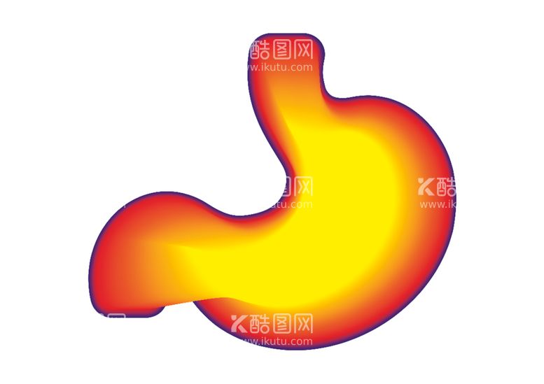 编号：56881712081602409568【酷图网】源文件下载-矢量渐变胃