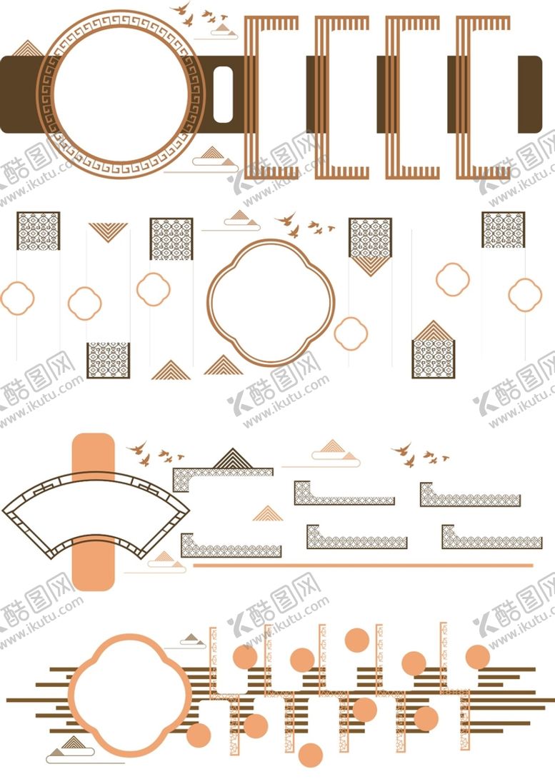 编号：58037111202323063788【酷图网】源文件下载-党建展板边框图片