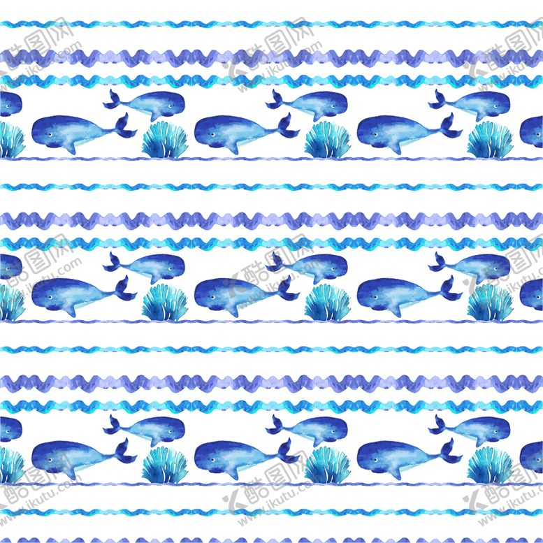 编号：83407209170922328012【酷图网】源文件下载-夏季海洋生物背景