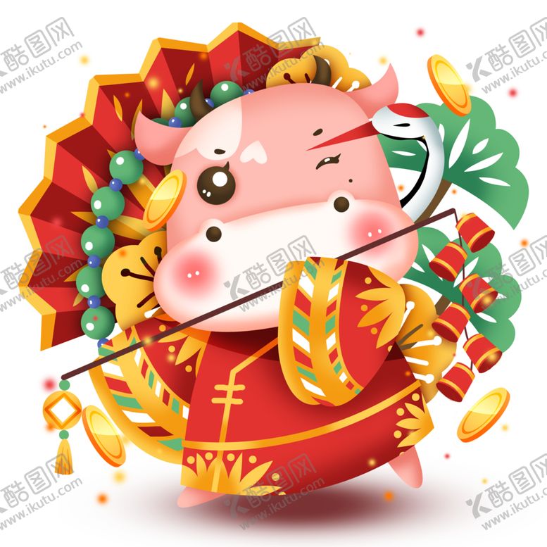 编号：70469804081754333882【酷图网】源文件下载-牛卡通形象(40)
