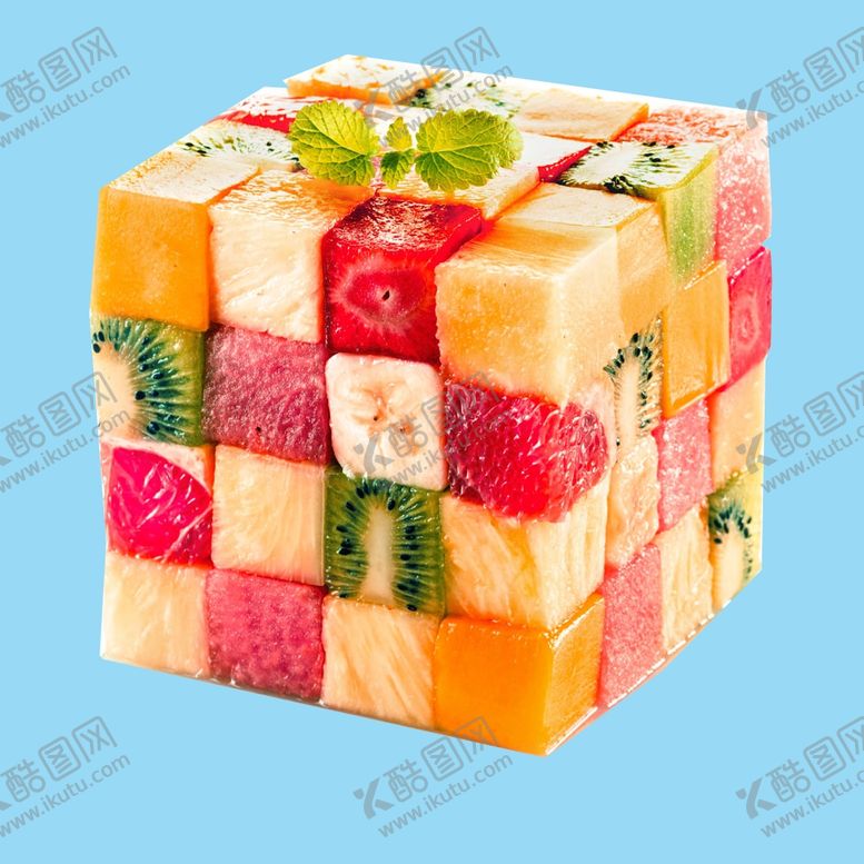 编号：78303506302008043054【酷图网】源文件下载-水果魔方