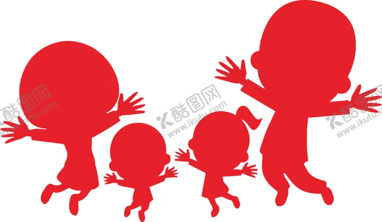 编号：44783004210853301769【酷图网】源文件下载-幸福一家人欢