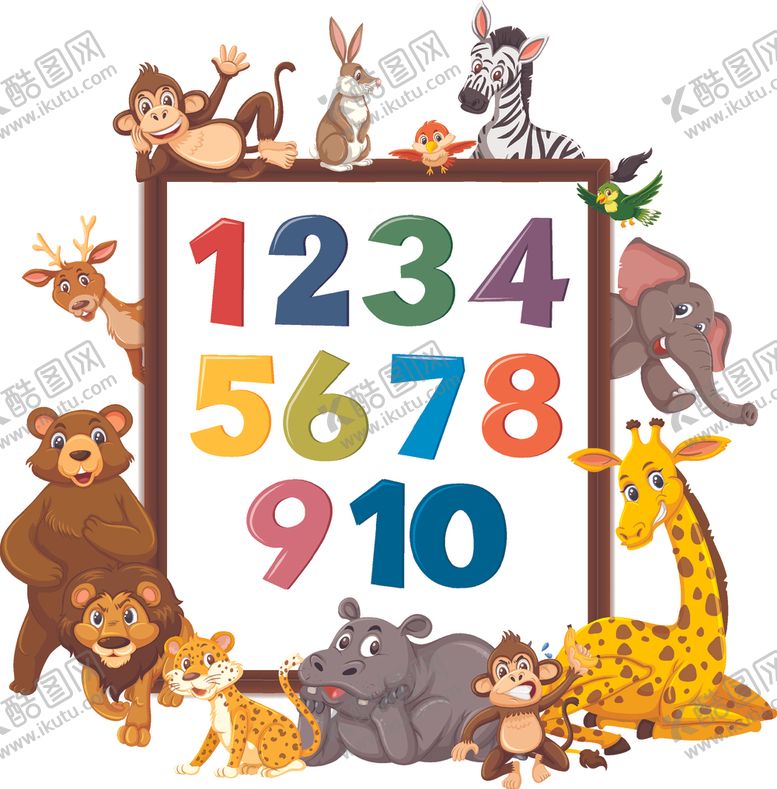 编号：37220410191441539262【酷图网】源文件下载-幼儿教学卡片
