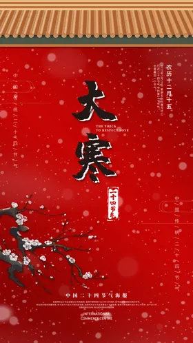 大寒雪花雪地产