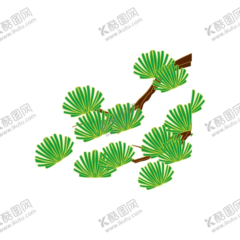编号：47595702190506188934【酷图网】源文件下载-树叶树枝树干元素素材