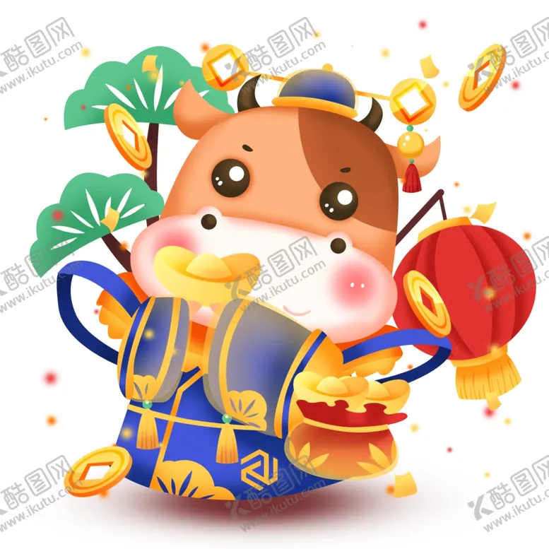 编号：22428407020157348114【酷图网】源文件下载-卡通牛
