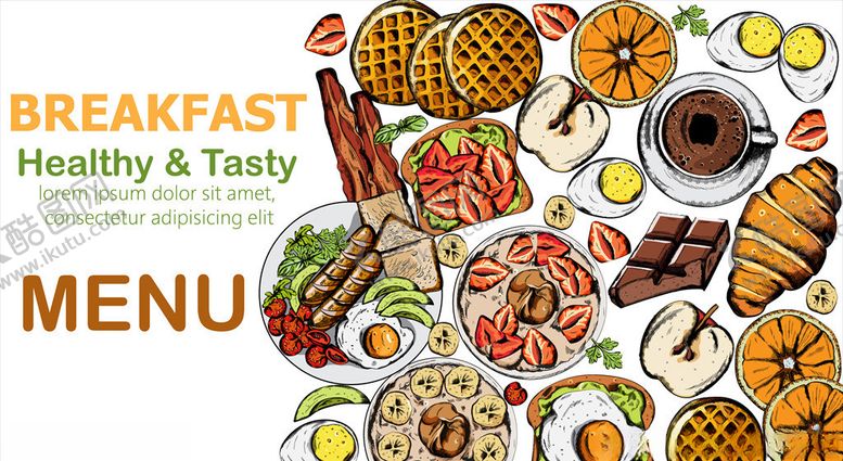 编号：54216910081549098453【酷图网】源文件下载-美食插画