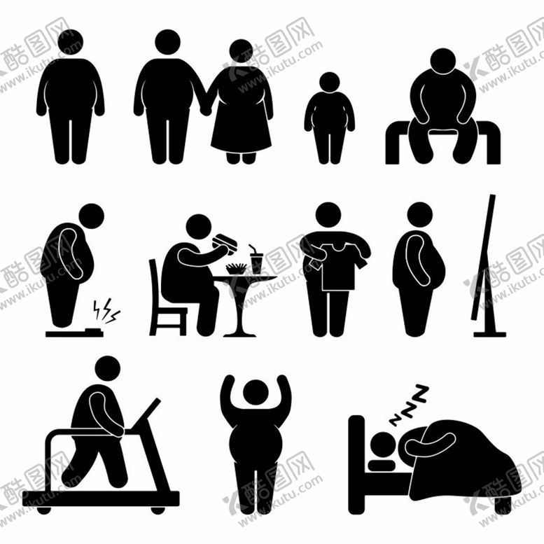 编号：54277711051429391587【酷图网】源文件下载-胖人小黑人