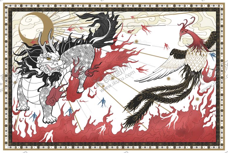 编号：14596809130145475021【酷图网】源文件下载-朱雀玄武