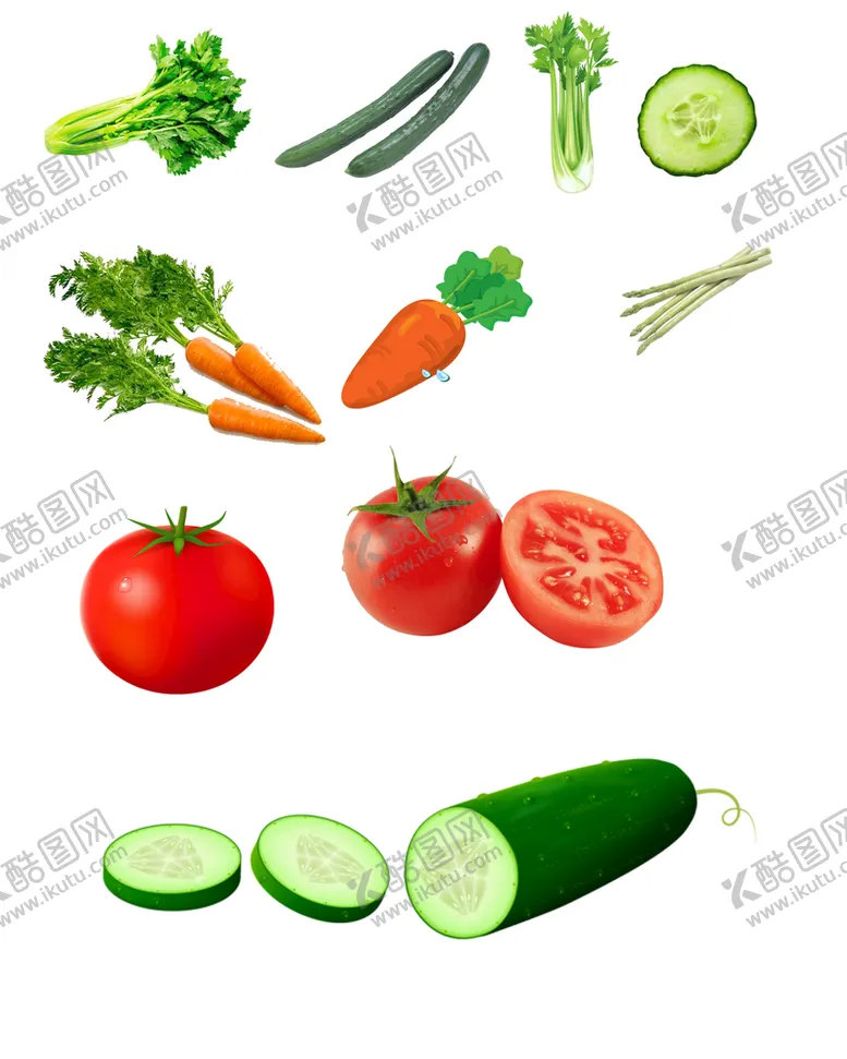 编号：46049710212113402205【酷图网】源文件下载-免扣蔬菜大集合