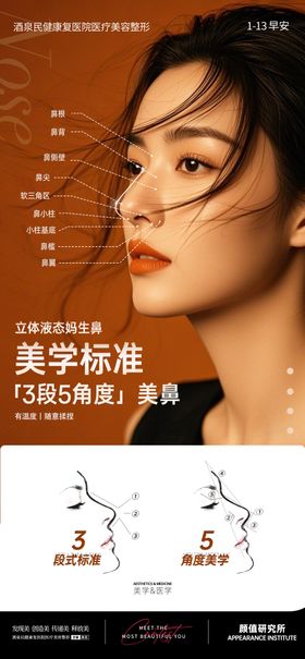 医美针剂鼻推广早安图
