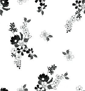 数码印花大牌卉朵
